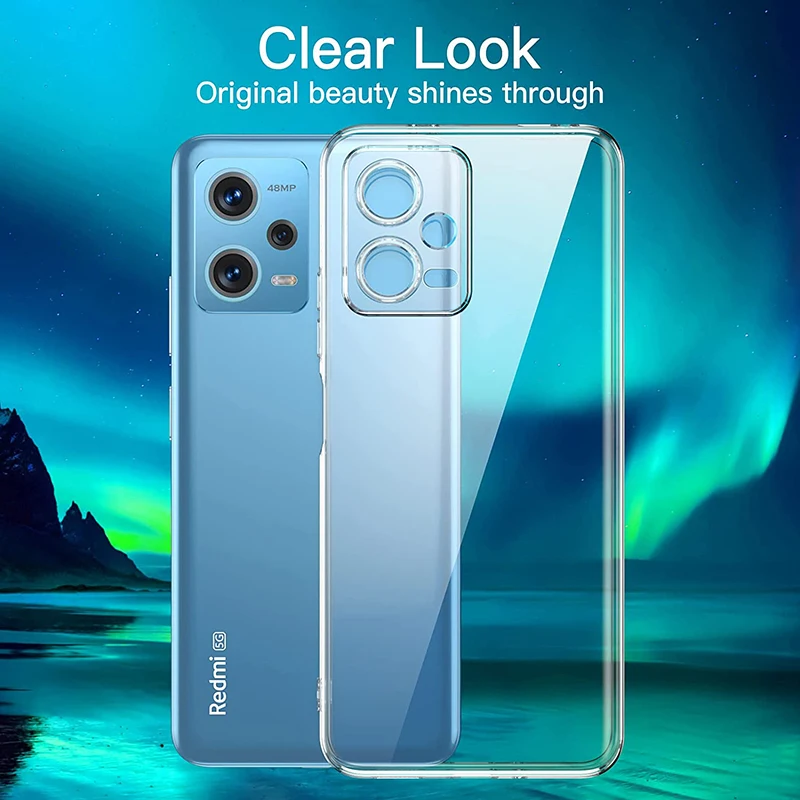 Coque en silicone transparente ultra fine pour Xiaomi