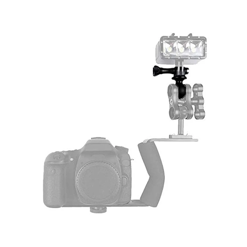 Support Réglable Pour DJI MINI 5 PRO Et Caméras Action - Adaptateur Inclinable, écrou 1/4" Trépied, Pliable