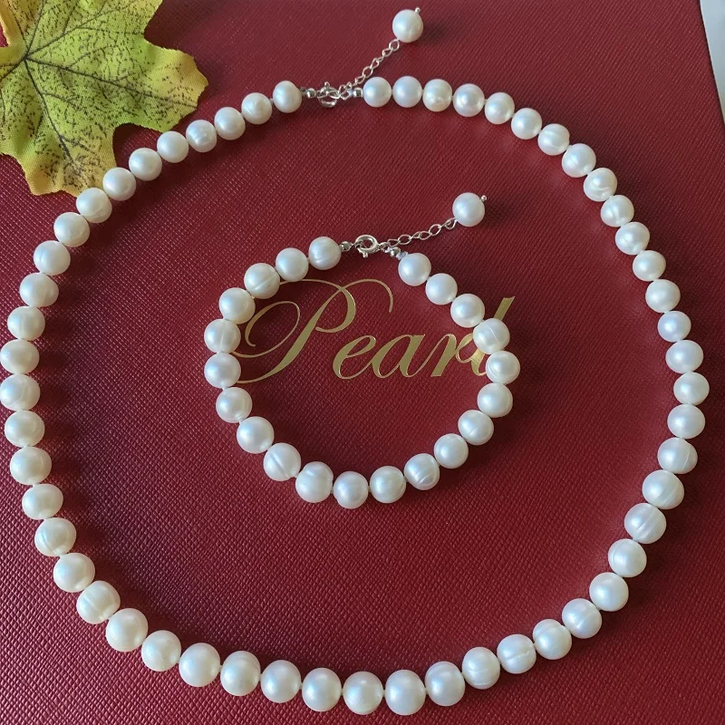 Ensembles de bijoux en perles d'eau douce naturelles pour femmes