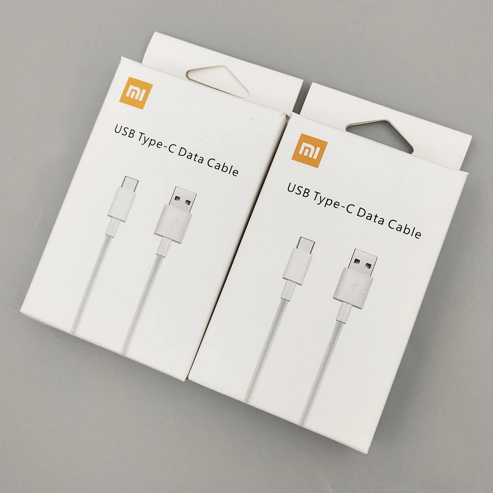 Image du câble de chargeur USB-C d'origine pour Xiaomi Mi 9 8 se 6 5 Note10 CC9 Pro A2 A3 Redmi Note 7 8 9 8T K20 Pro
