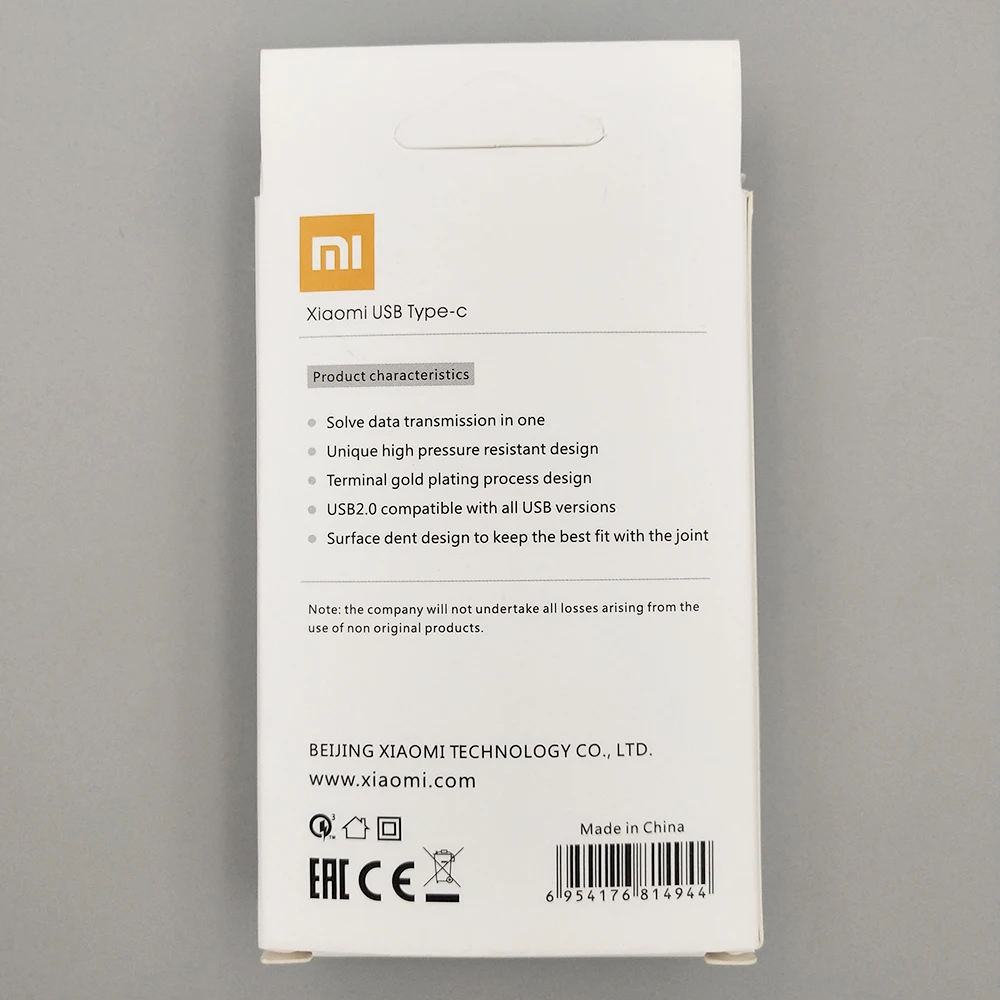 Image du câble de chargeur USB-C d'origine pour Xiaomi Mi 9 8 se 6 5 Note10 CC9 Pro A2 A3 Redmi Note 7 8 9 8T K20 Pro