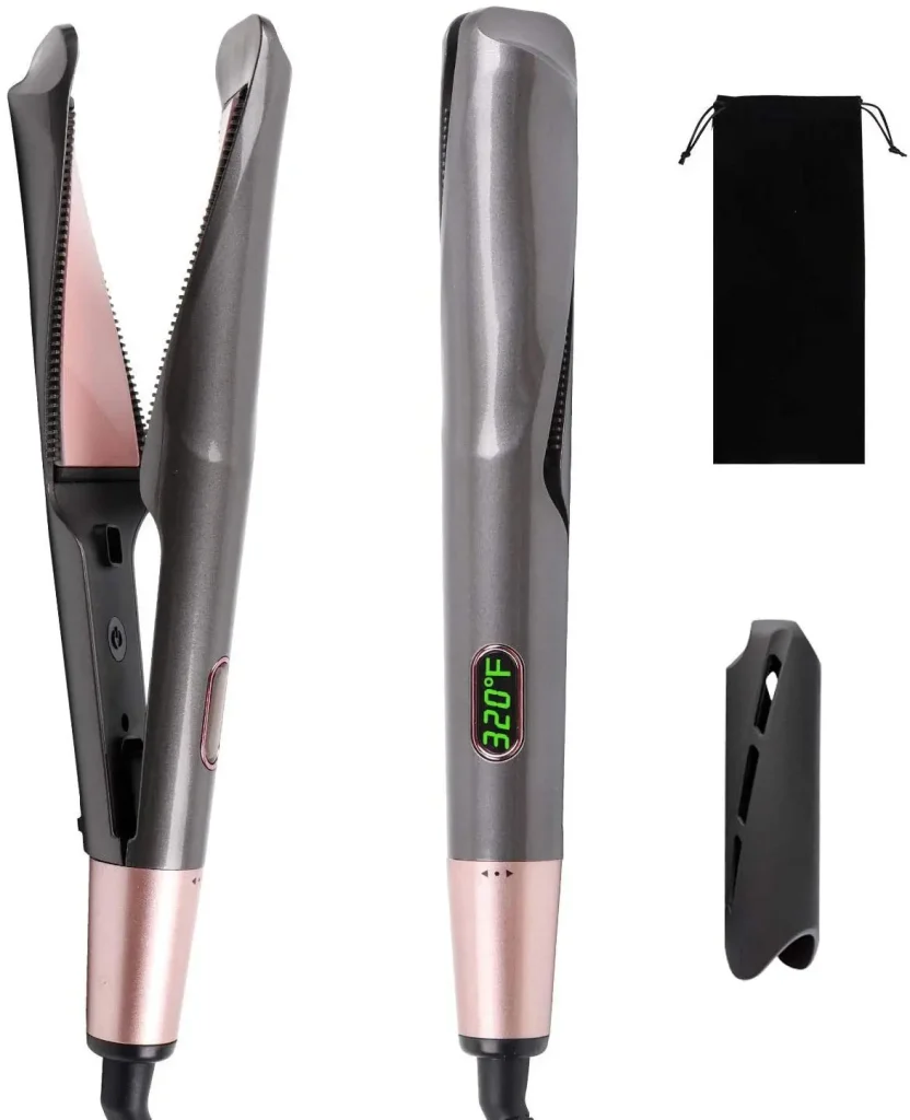 « 2-en-1 professionnels pour cheveux : bigoudi, lisseur » – Test et Avis