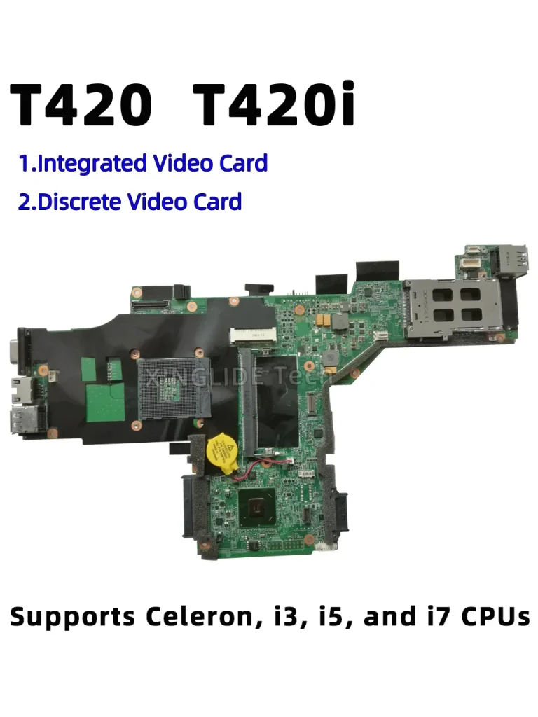 « Carte mère Lenovo T420, carte vidéo intégrée, prise en charge de Celeron/I3/I5/I7 » – Test et Avis