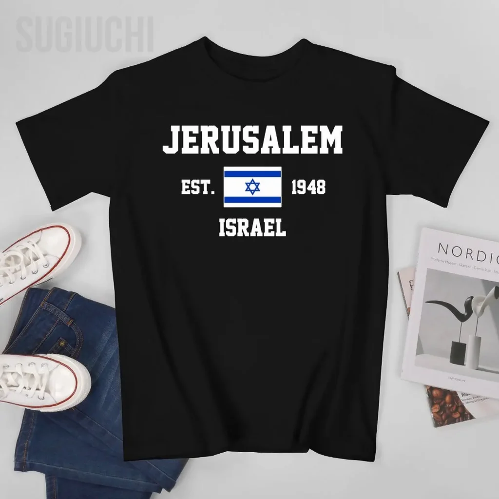 « T-Shirt patriotique d’Israël, unisexe, 100% coton » – Test et Avis
