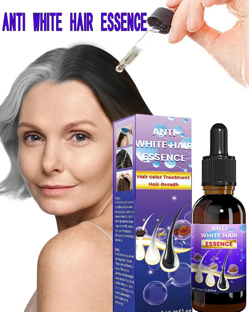 « Traitement cheveux gris à noirs, réparation naturelle » – Test et Avis