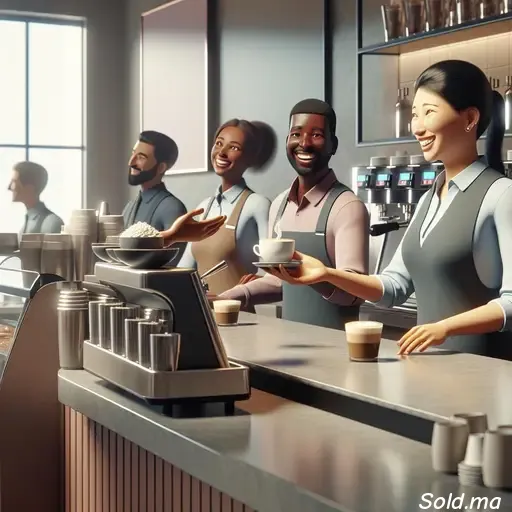 personnel collaborant pour améliorer service