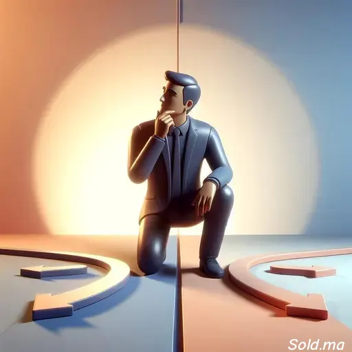 Illustration de la prise de décision consciente pour atteindre des objectifs