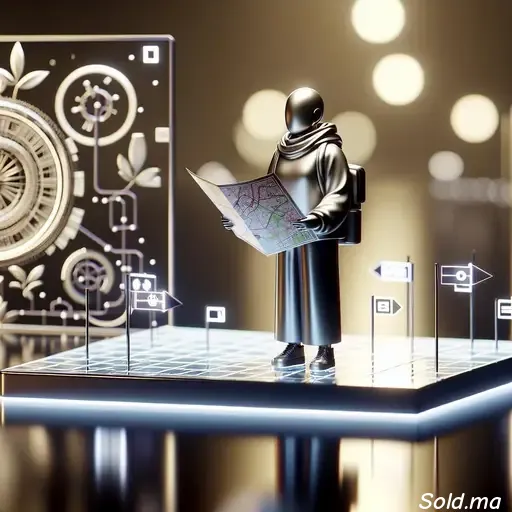 Perseverance vs passion dans le choix de voie | Sold.ma illustration de la lutte entre la persévérance et l'intérêt personnel